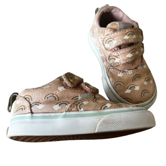 Vans Other - Toddler Pink Rainbow Vans Sneakers Size 4